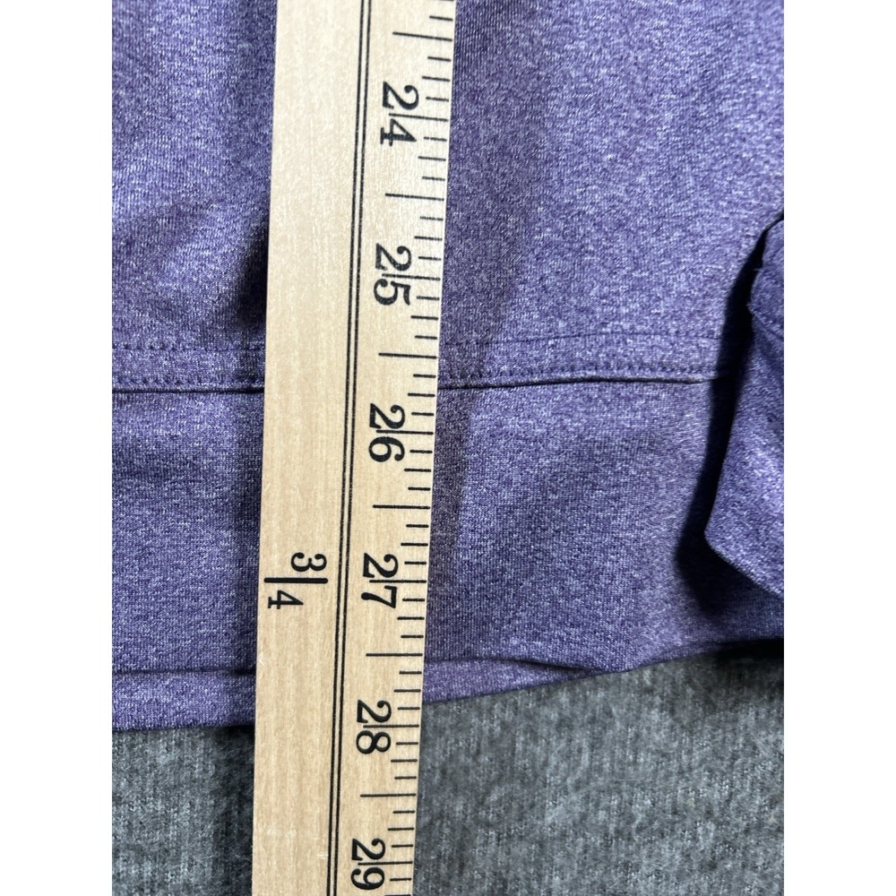Johnnie O Shirt Mens Large Purple 1/4 Zip Stretch Golf Cross Logo - Picture 4 of 6